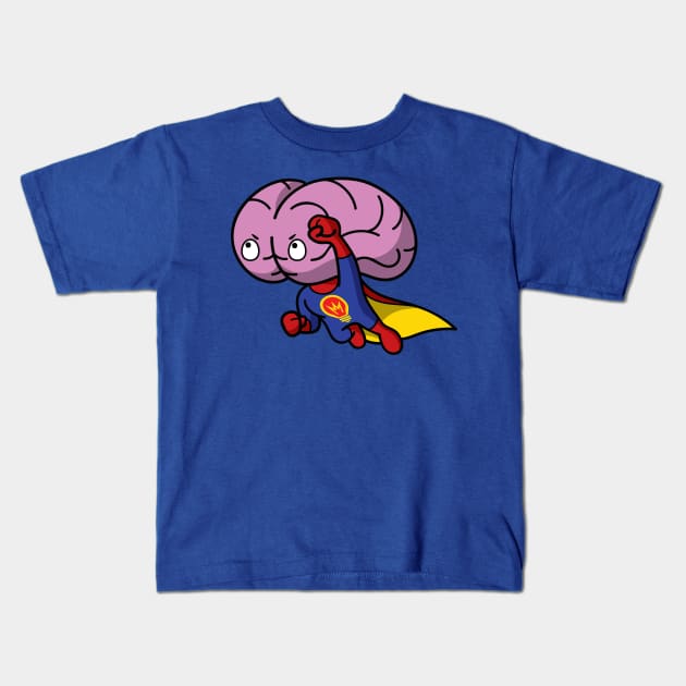 Brain Power Kids T-Shirt by ArtofJMS